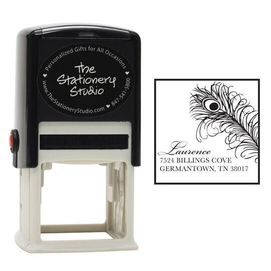 Peacock Self-Inking Stamper